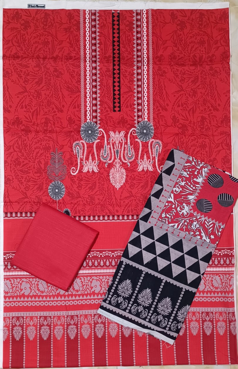 Gul Ahmed Luxury Khaddar Printed 3pc D16
