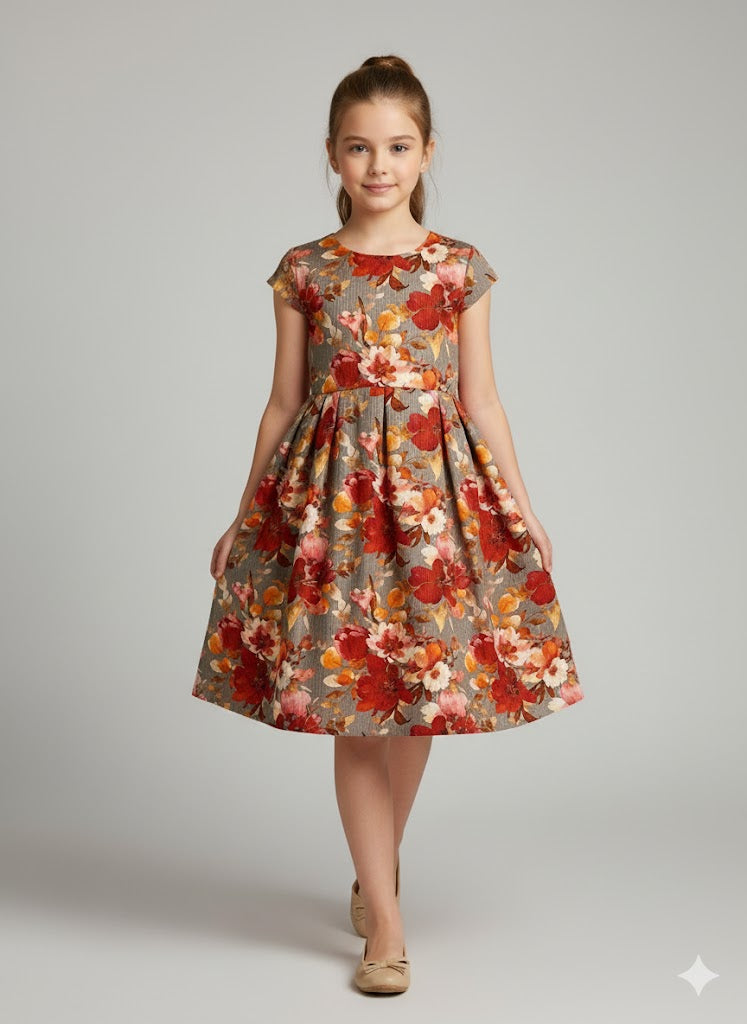 Sabeen Single One Piece Floral D38