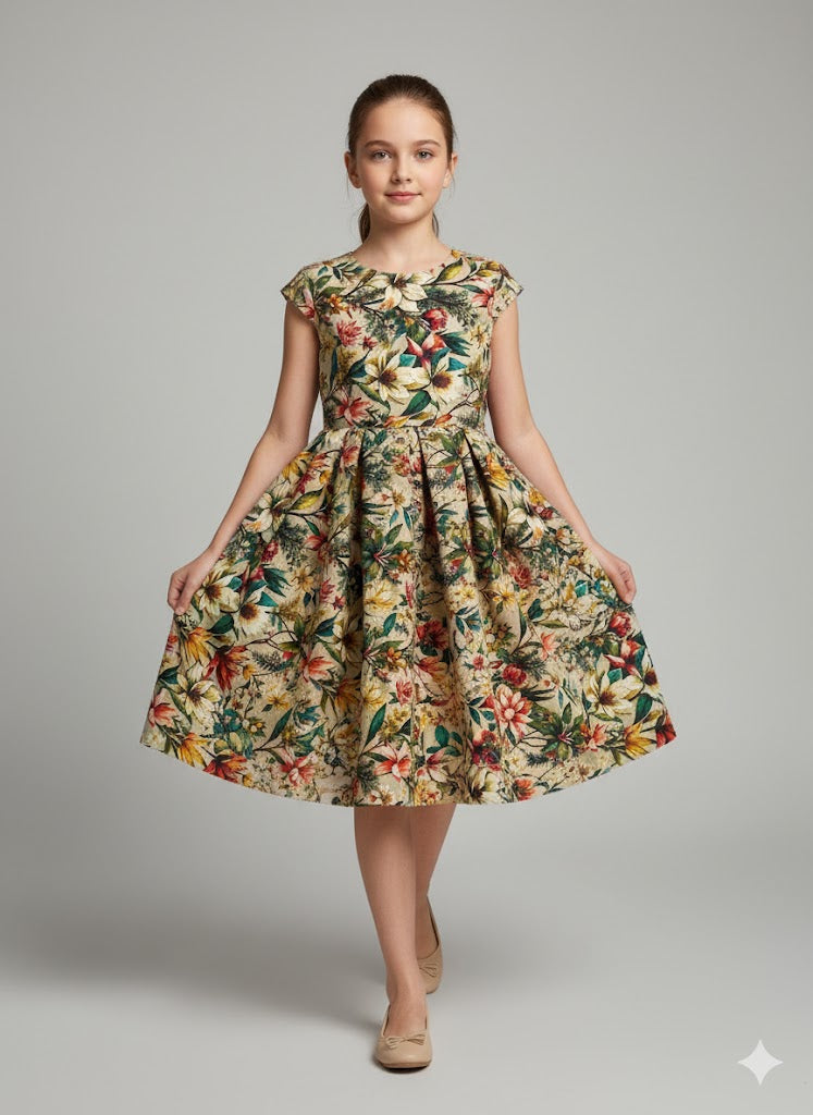 Sabeen Single One Piece Floral D45