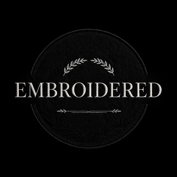 Embroidered