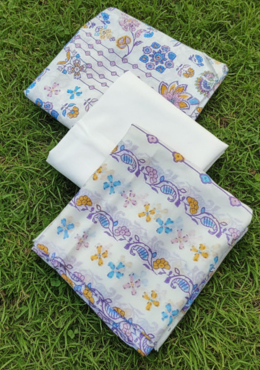 SAYA Premium Printed Lawn 3Pc Vol.08-D5