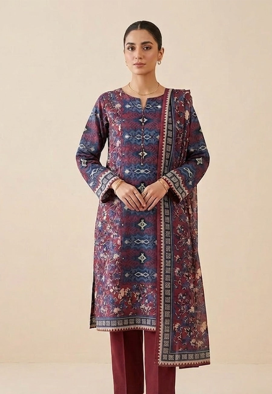 Bin Inam By Jubilee Luxury Printed Summer Lawn 3pc-v4-D10