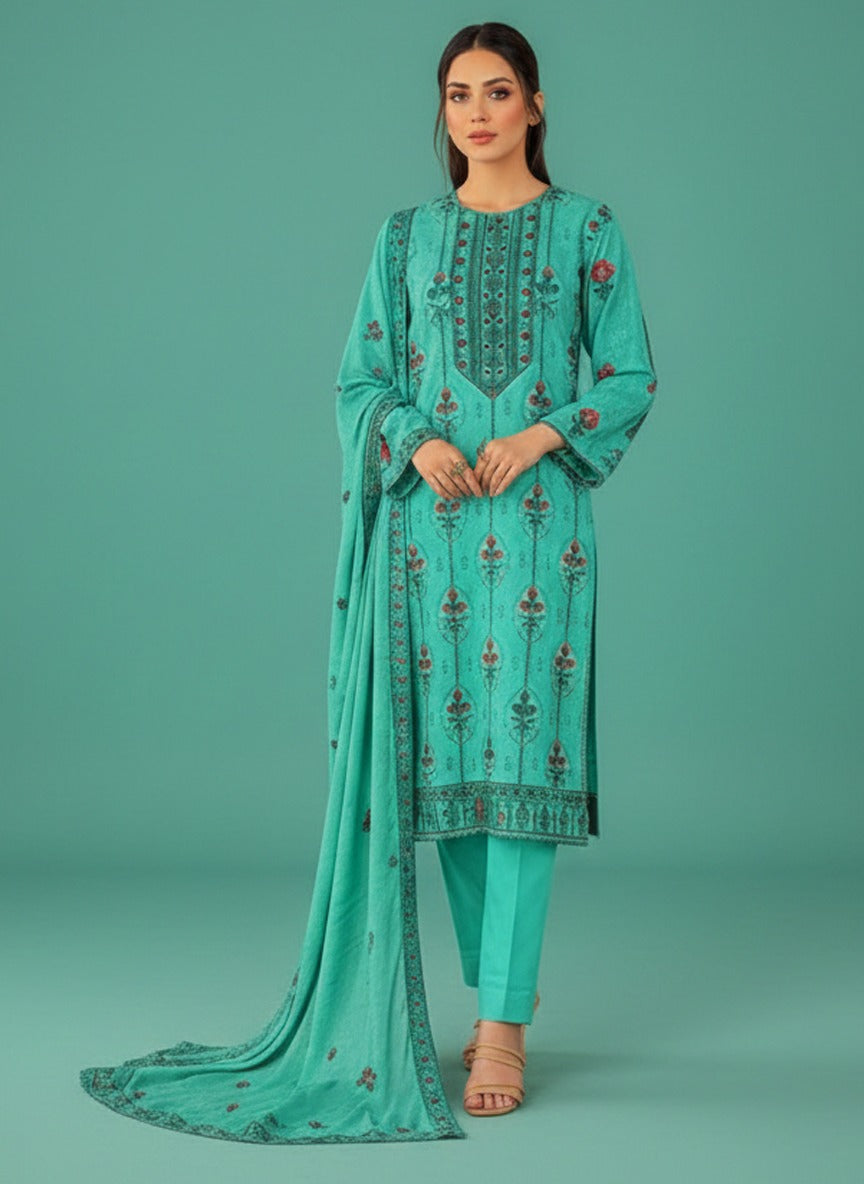 Bareeze Embroidered Lawn 3pc D2