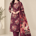 Salina Premium Printed Linen 3PC Luxury Collection V1-D15