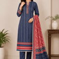 Moonlight Luxury Printed Lawn 3PC Suit Vol.1  D1