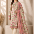 Bin Saeed Luxury Lawn 3Pc Suit Vol-3D6