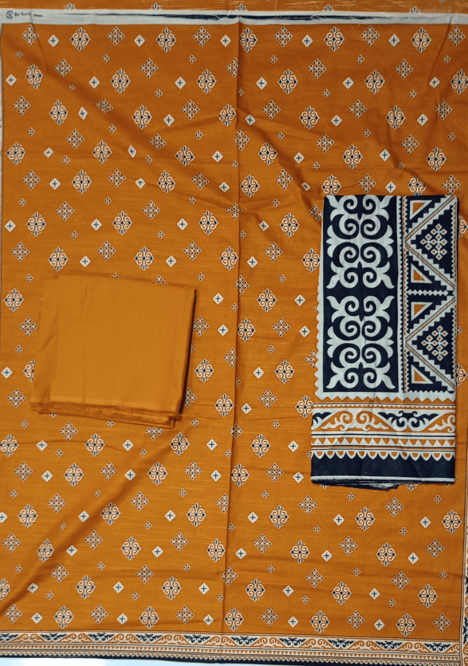 Bin Saeed Printed Khaddar 3PC Suit Vol.02 D6