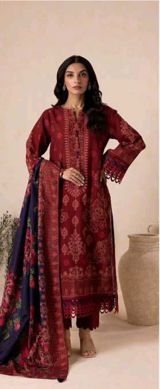 Zellbury Printed Khaddar 3pc D13
