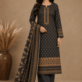 Sabeen Chamki Printed Lilen 3PC-V1-D7