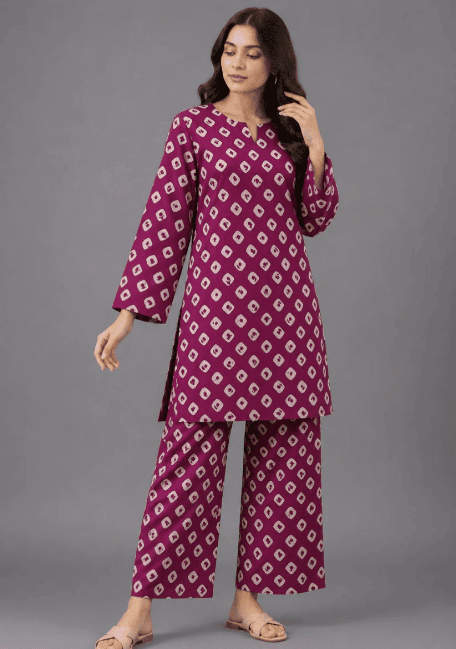 Sabeen  Allover Printed 2pc V4-D1