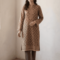 Five Star Printed Velvet Dhanak 2PC Suit V 10 D7