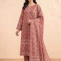Bin Saeed Luxury Lawn 3Pc Suit Vol-2D12