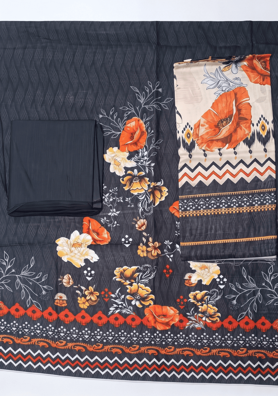 Salina Premium Printed Khaddar 3PC Luxury Collection V2-D7