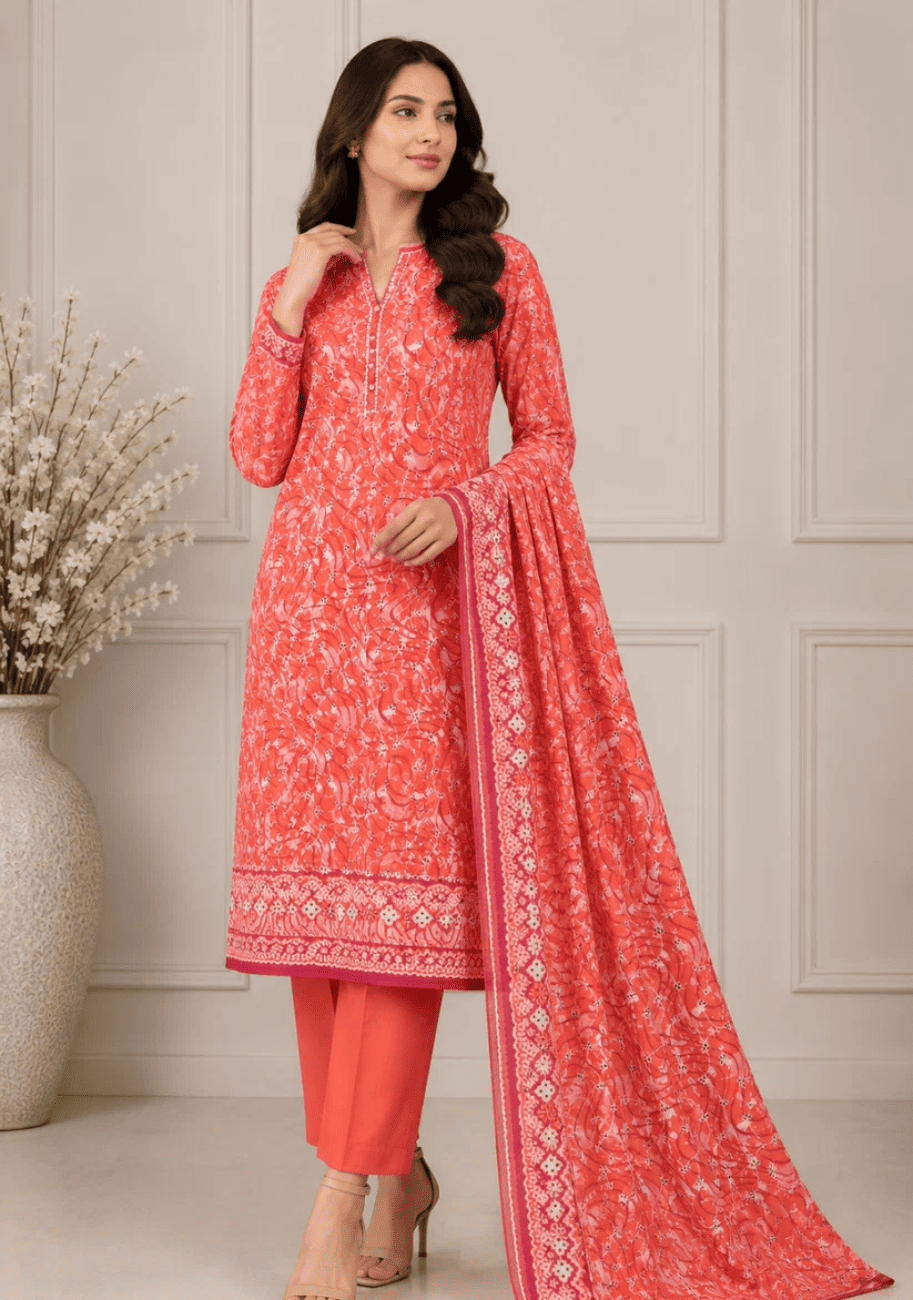 Nishat Luxury Printed Lawn 3pc Vol.5.D10