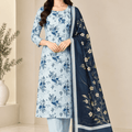 Salina Premium Printed Linen 3PC Luxury Collection V1-D17