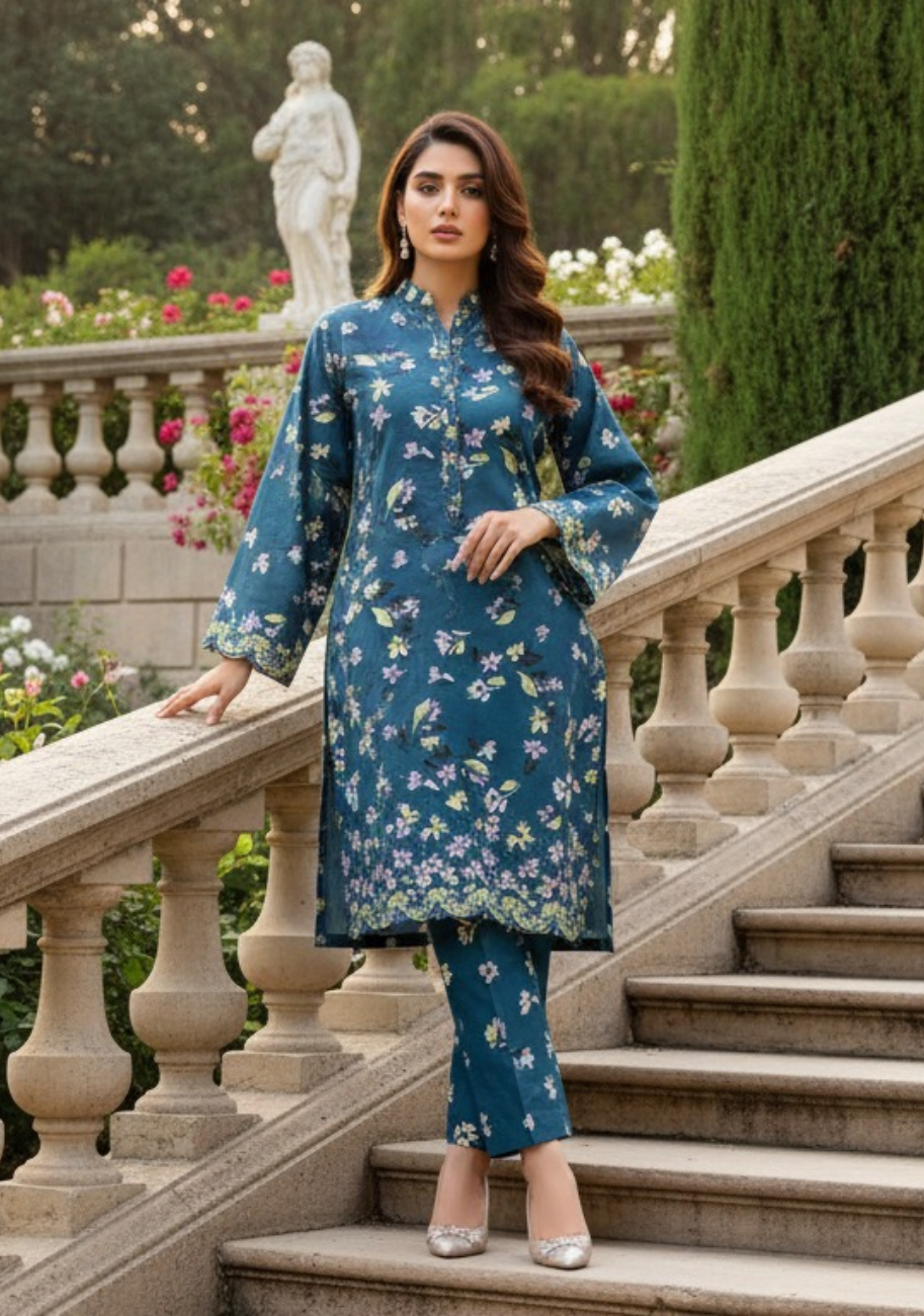 Sabeen Banadora Allover Printed 2pc V3-D8