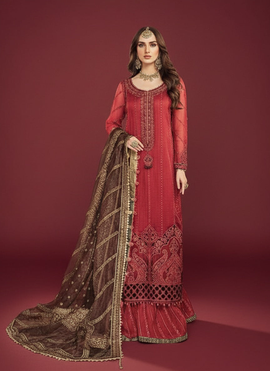 MARIA.B Embroidered Lawn 3pc D2