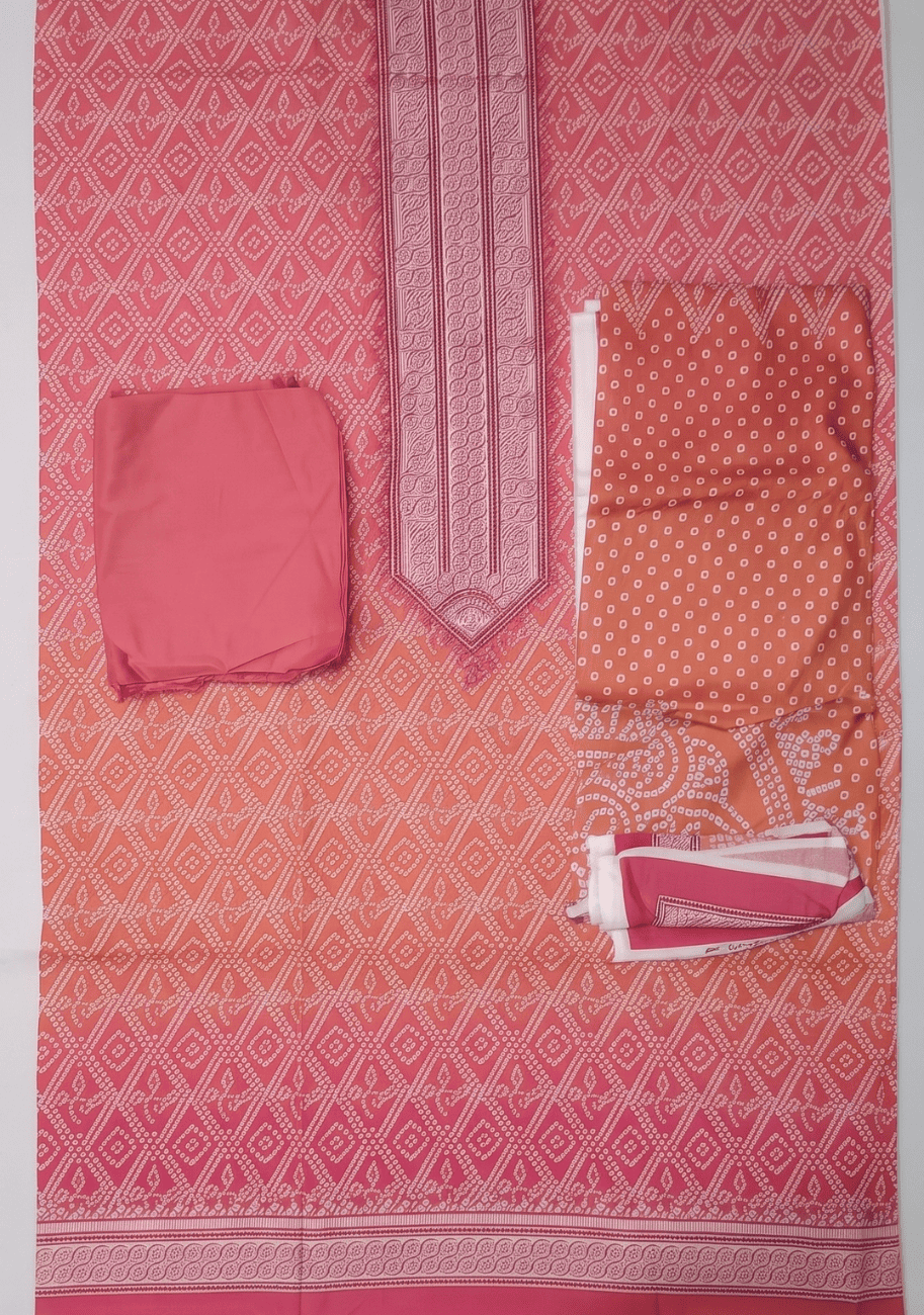 Zellbury Printed Cotton 3PC-V9-D8