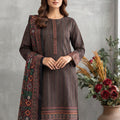 Bin Saeed Luxury Lawn 3Pc Suit Vol-2D15