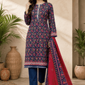 Orient Classic Digital Printed Lawn 3pc D18