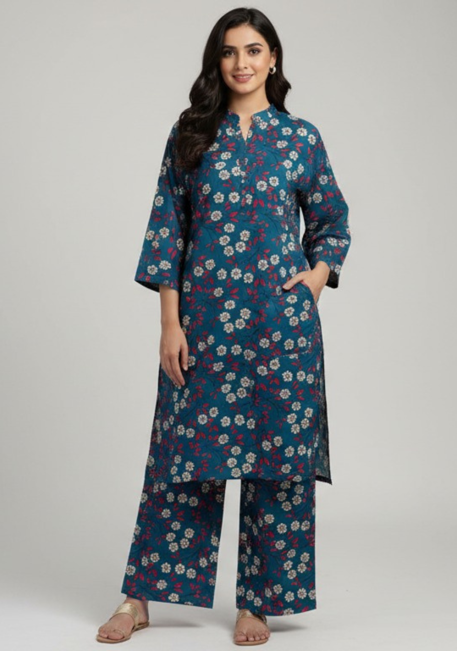Sabeen Zari Allover Printed Premium Summer Lawn 2pc-V3-D9