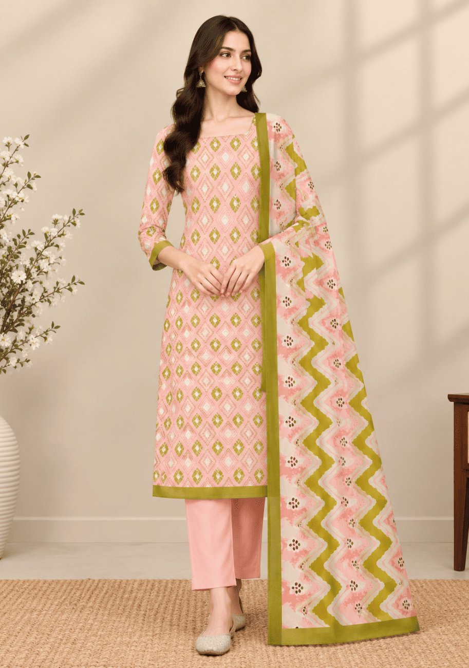 ALKARAM Printed Khaddar 3PC-V1-D9