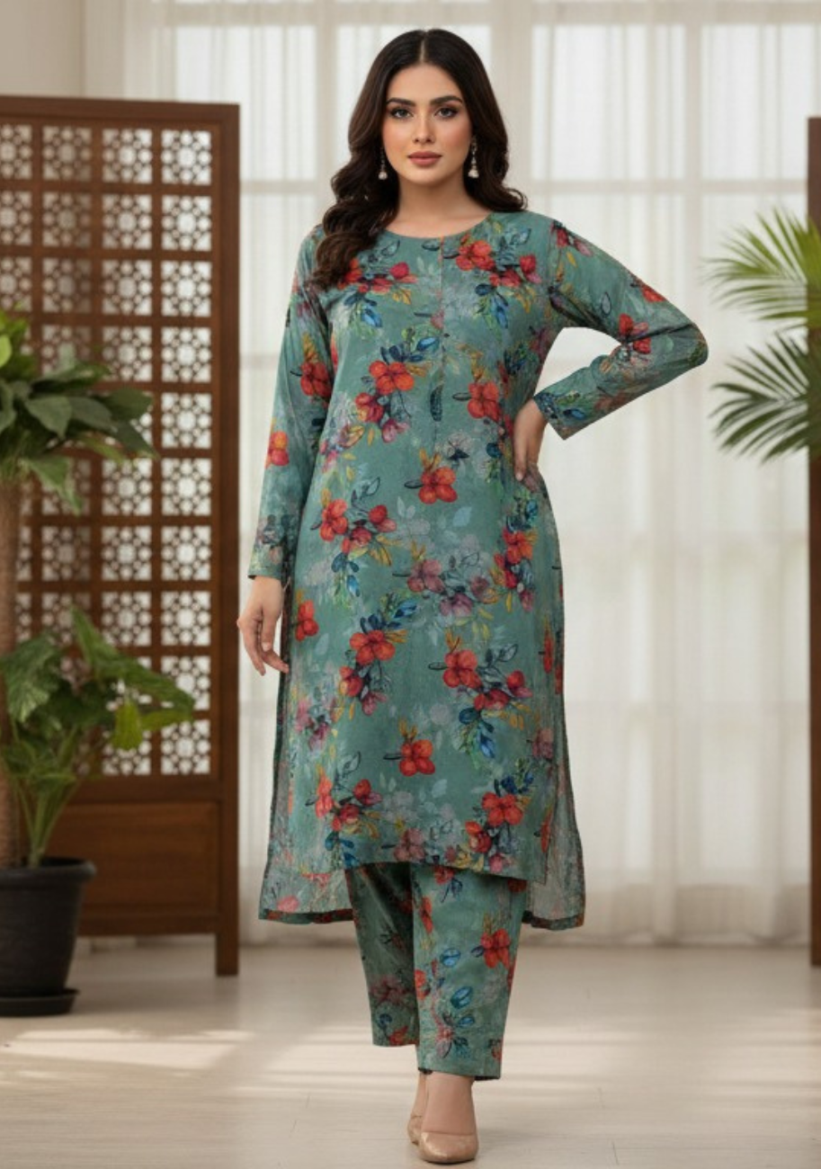 Sabeen Banadora Allover Printed 2pc V3-D15