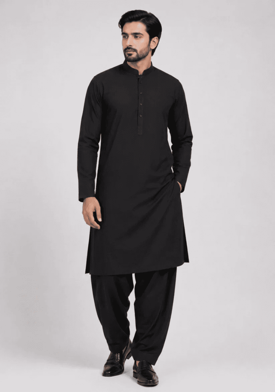 Bin Inam Burak Gents Unstitched Soft Wash N Wear Suit Vol-1-D5