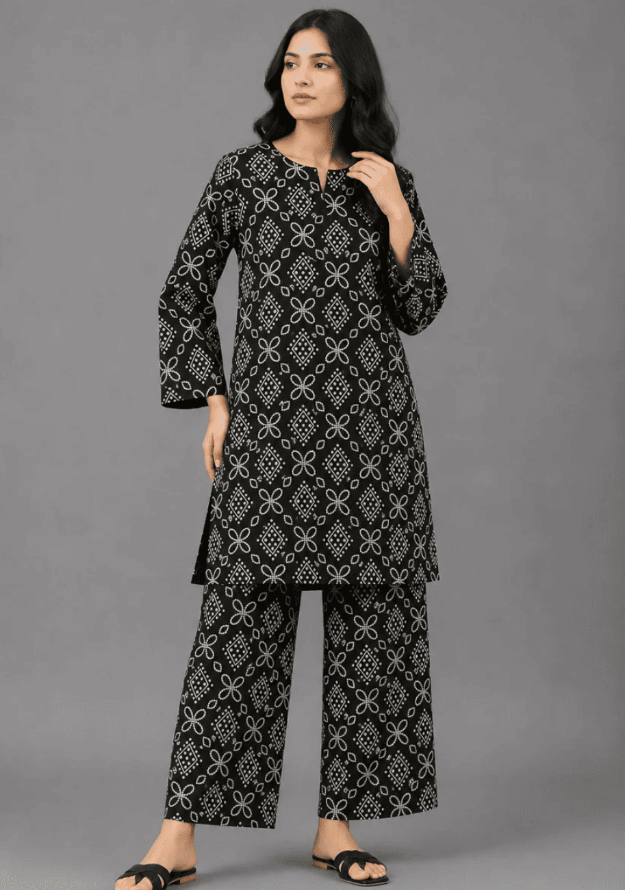 Sabeen  Allover Printed 2pc V4-D2