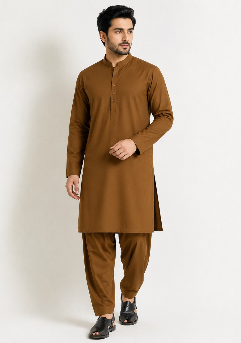 Bin Inam Osco Gents Unstitched Soft Wash N Wear Suit Vol-1-D10