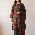 Bin Saeed Printed Khaddar 3PC Suit Vol.02 D10
