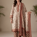 Bin Saeed Printed Khaddar 3PC Suit Vol.02 D1