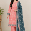 Riwayat Printed Dobby Linen 3pc V1 D1