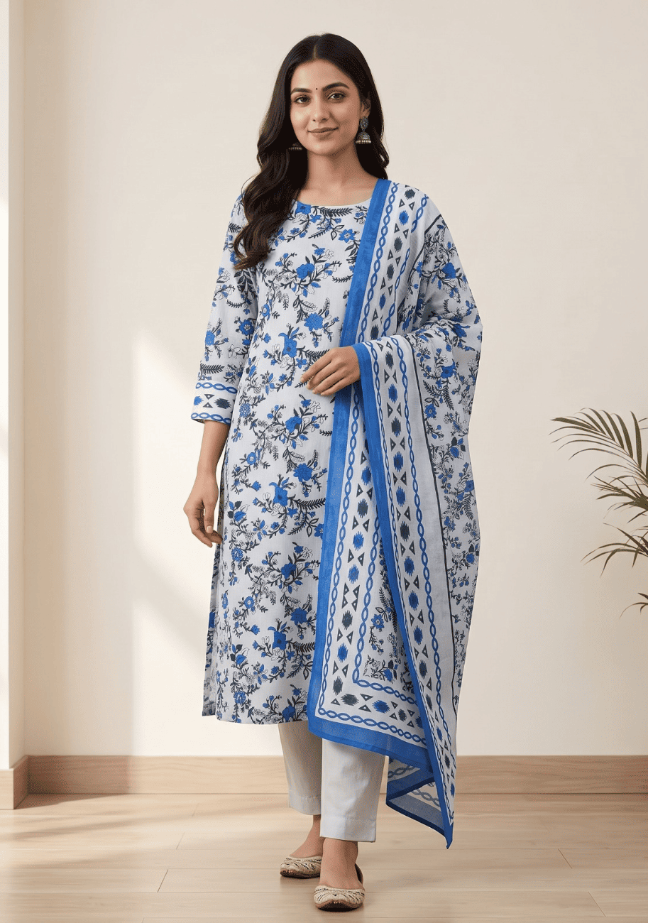 Bin Inam Jubilee Printed Linen 3pc V1 D1