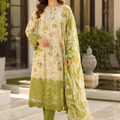 Mahjabeen Printed Embroidered Lawn 3PC Vol-1-D1