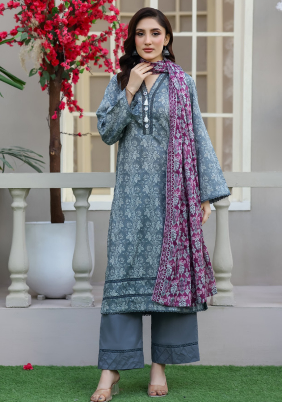 Salina Regalia Digital Printed Lawn 3pc Vol-13-D1
