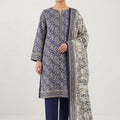 Bin Saeed Luxury Lawn 3Pc Suit Vol-1 D1