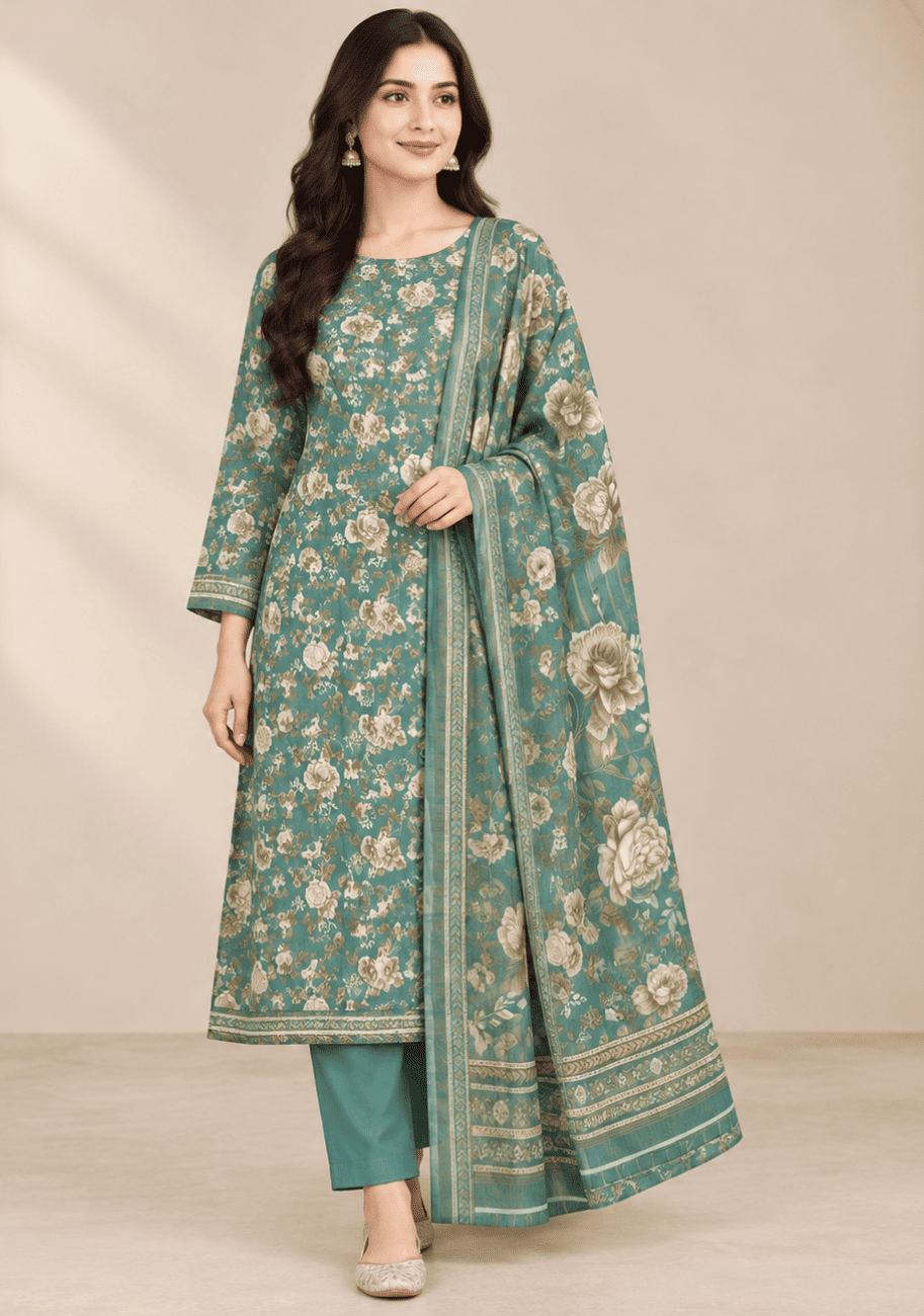 Khaadi Printed Khaddar 3PC-V1-D1