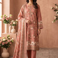 Bin Saeed Luxury Lawn 3Pc Suit Vol-2D18