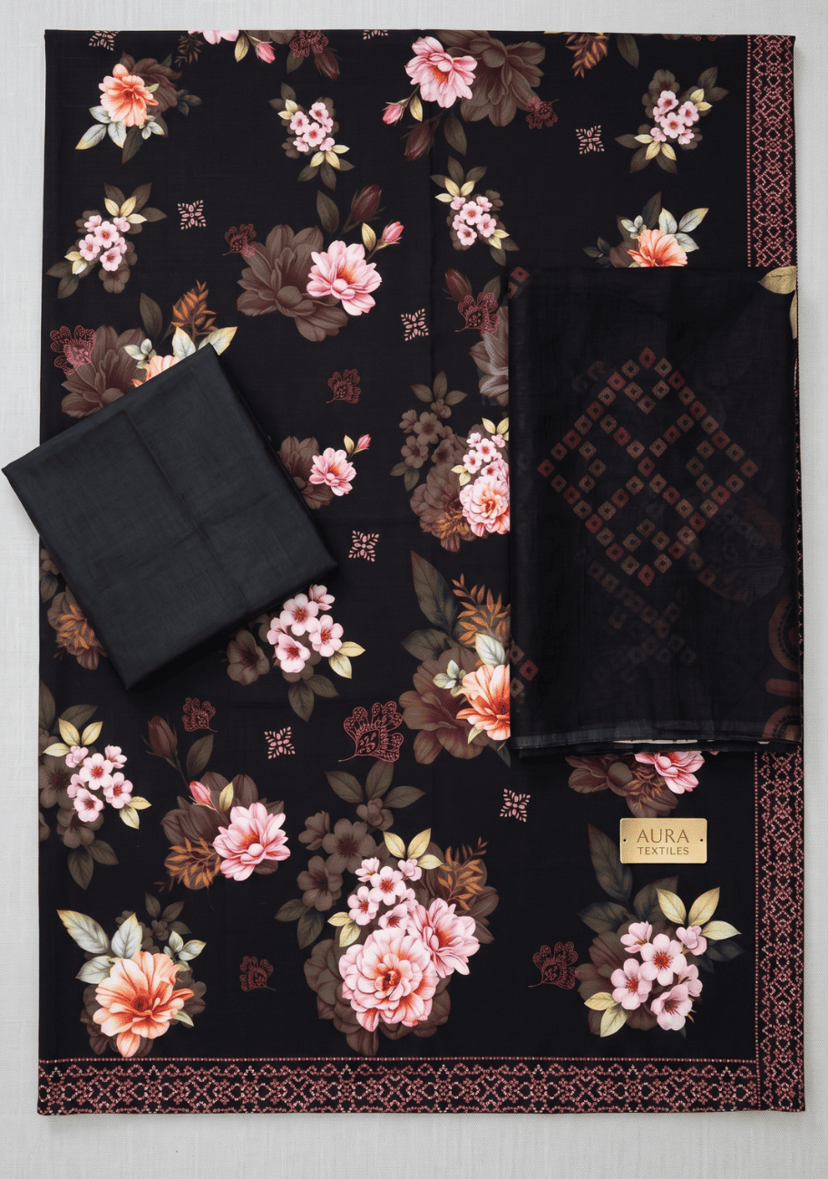 Sabeen Chamki Printed Lilen 3PC-V1-D10