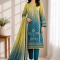 Zellbury Premium Digital Printed Lawn 3Pc-Vol-7-D11