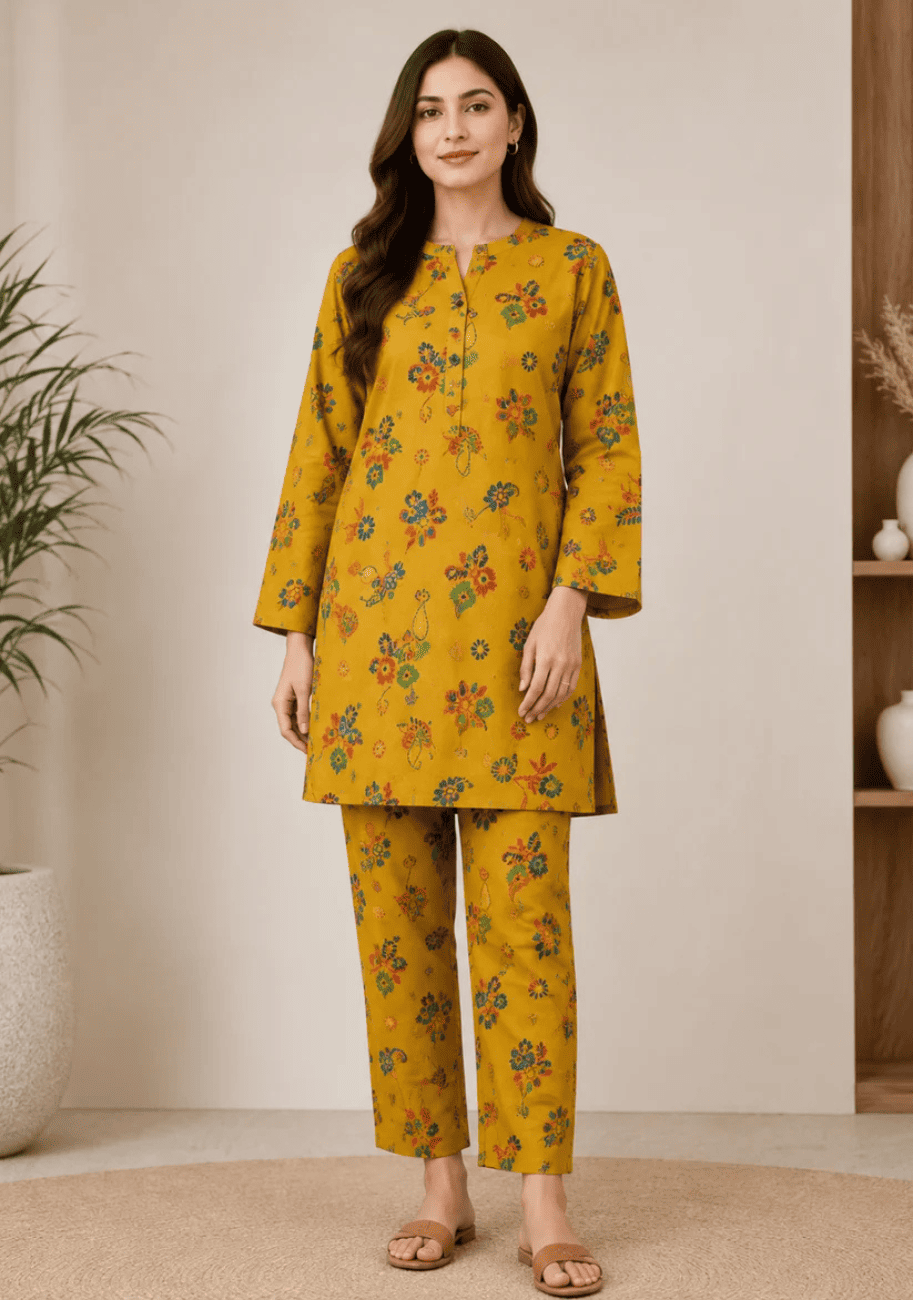 Sabeen  Allover Printed 2pc V4-D16