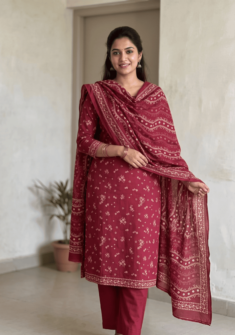Bin Saeed Printed Khaddar 3PC Suit Vol.02 D11