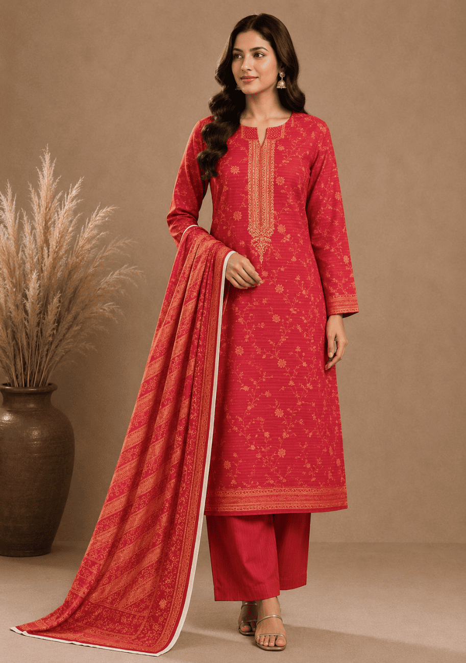 FIVE STAR Printed Karandi 3PC-V3-D1