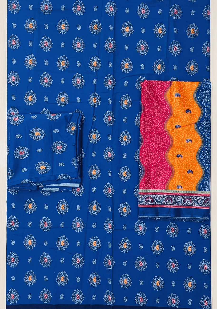 Bin Saeed Luxury Lawn 3Pc Suit Vol-3D9