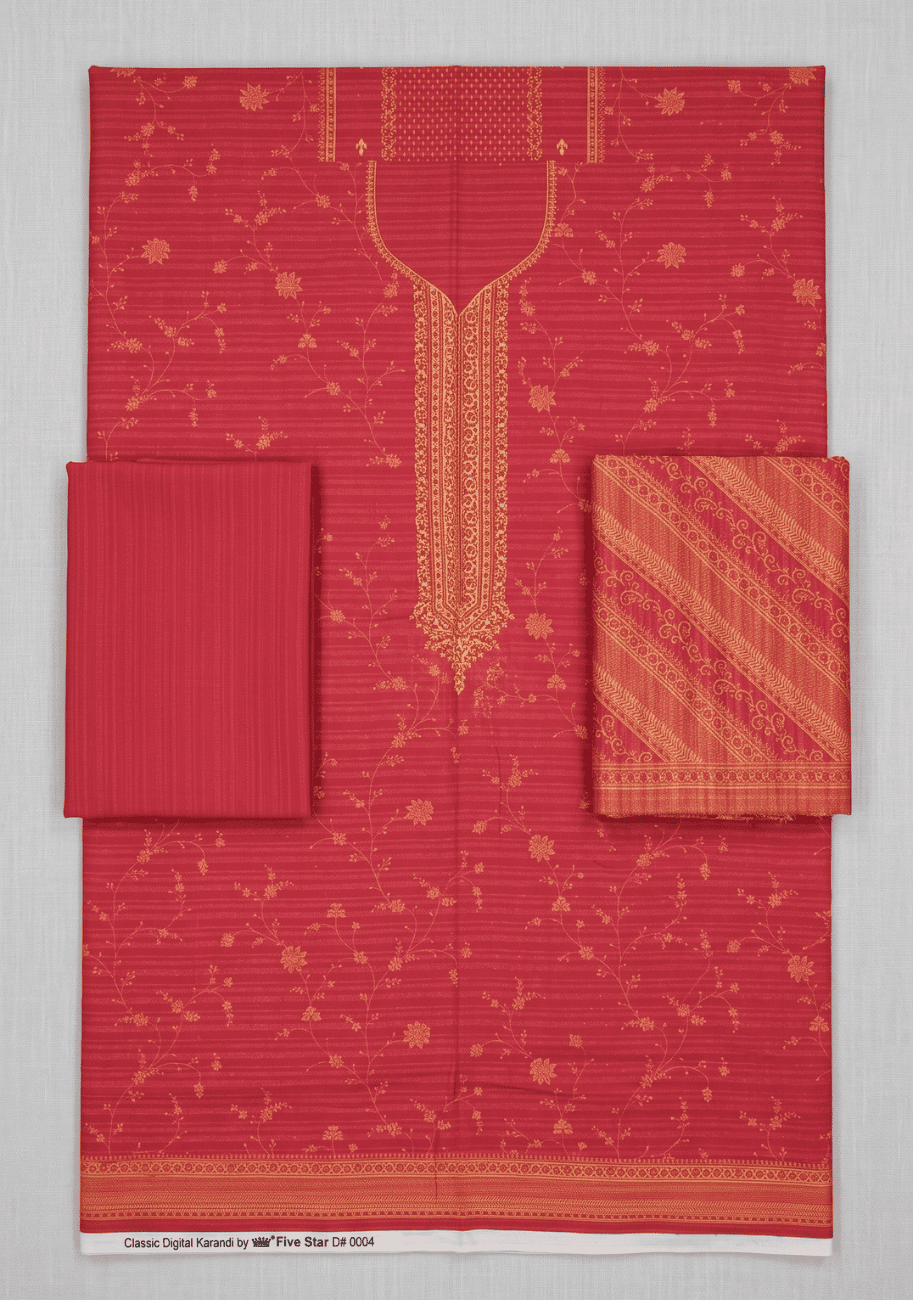 FIVE STAR Printed Karandi 3PC-V3-D1