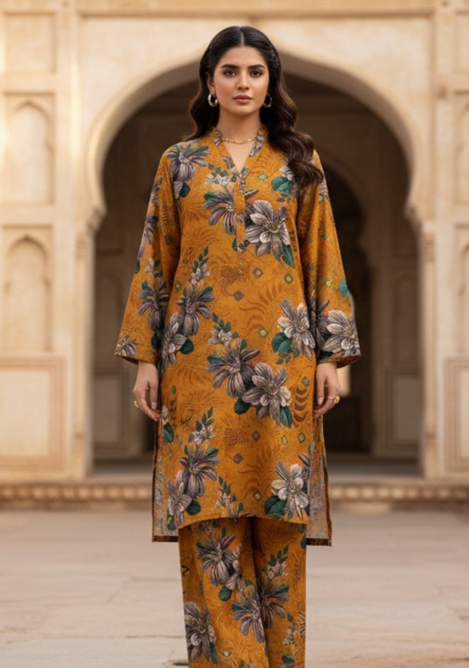 Sabeen Banadora Allover Printed 2pc V3-D12
