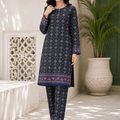 Bin Inam Zari platinum Lawn 2pc V8-D14