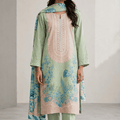 ALKARAM Printed Khaddar 3Pc Suit-V2-D14
