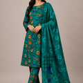 Bin Inam Zee Fashion Doriya Linen Allover 3pc v2-D5